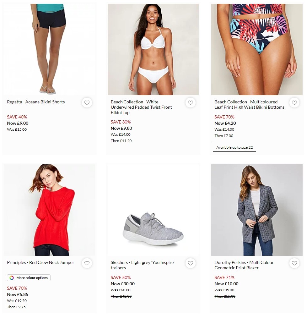 Debenhams Offers from 17 July