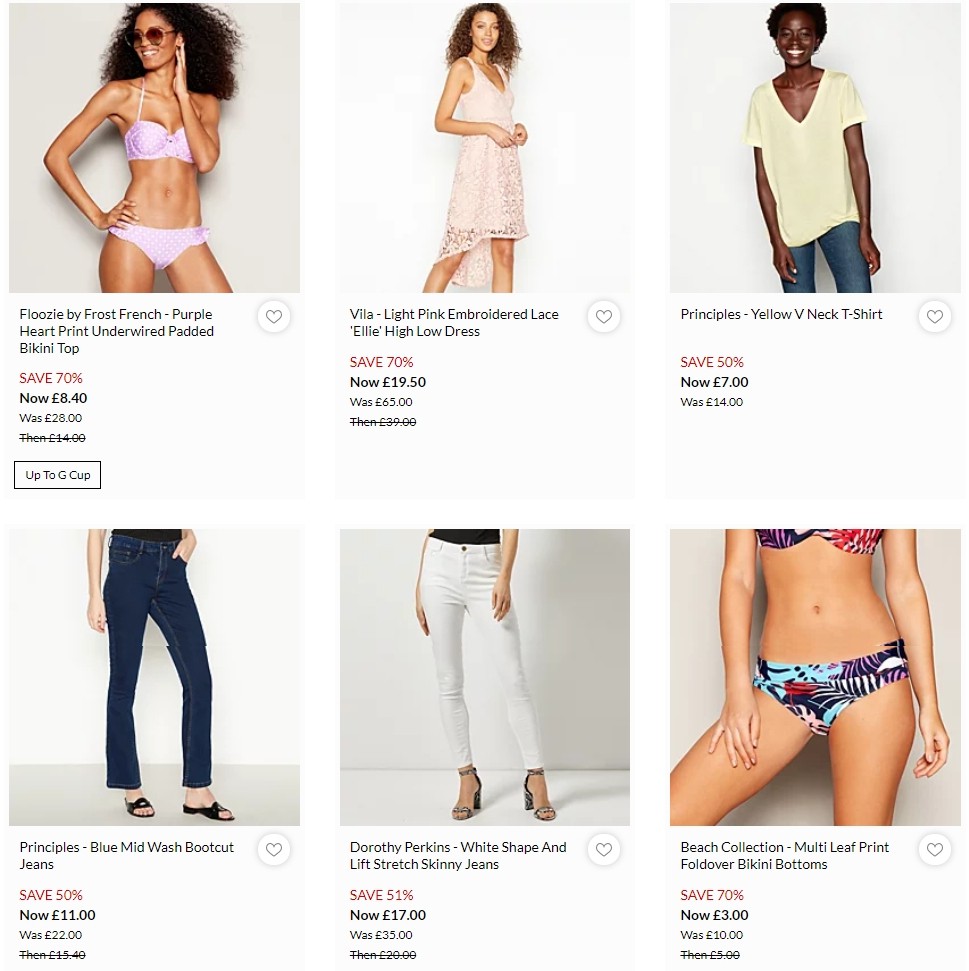 Debenhams Offers from 17 July