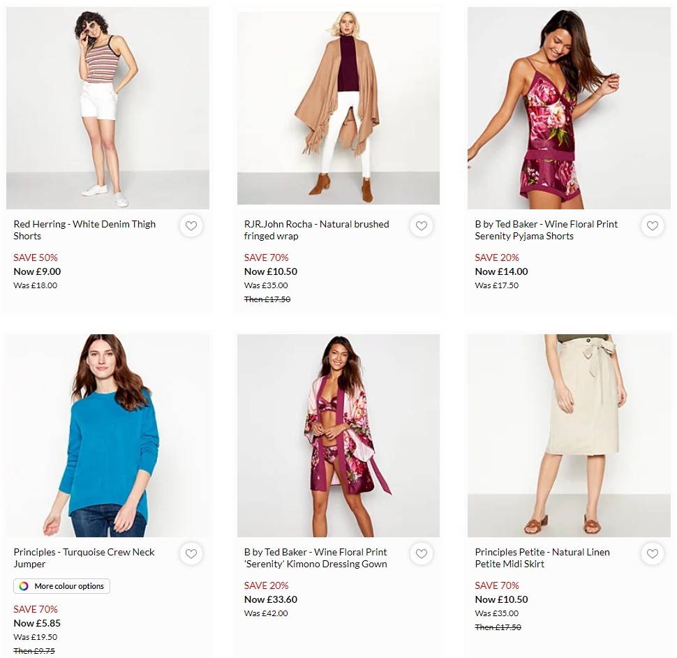 Debenhams Offers from 17 July