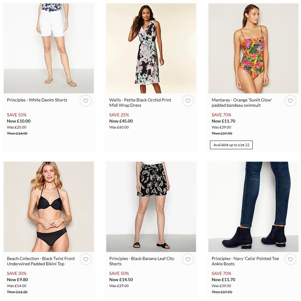 Debenhams Offers from 17 July