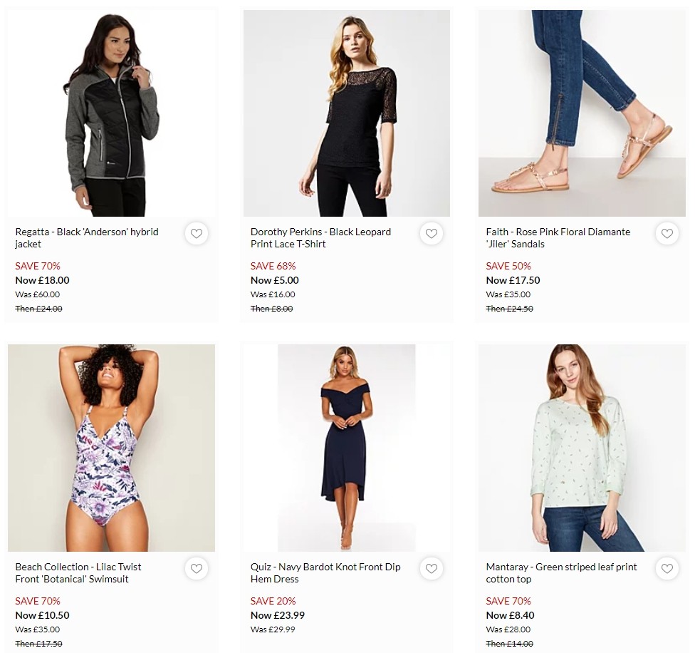 Debenhams Offers from 17 July