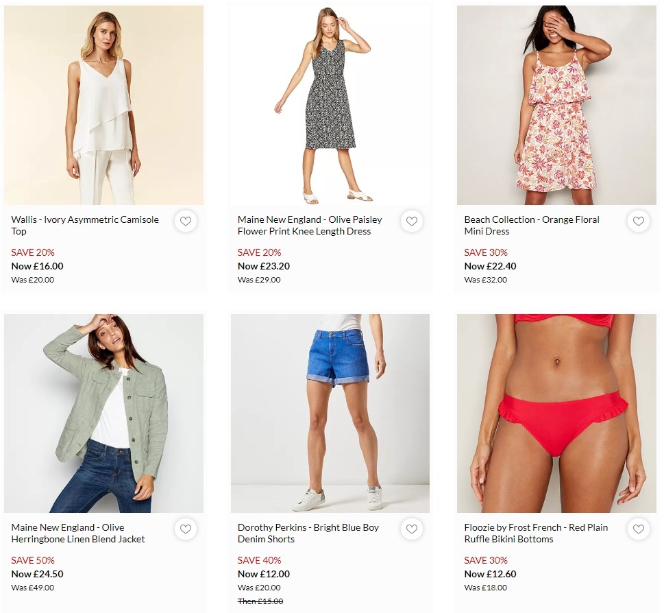 Debenhams Offers from 31 July