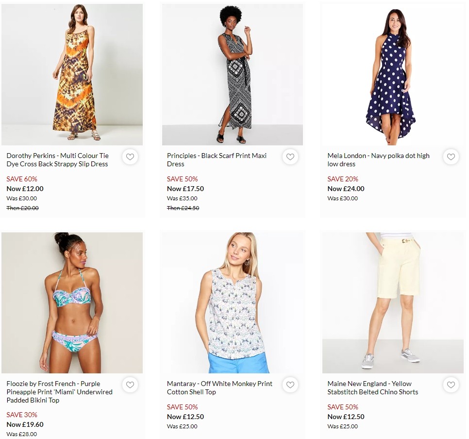 Debenhams Offers from 31 July