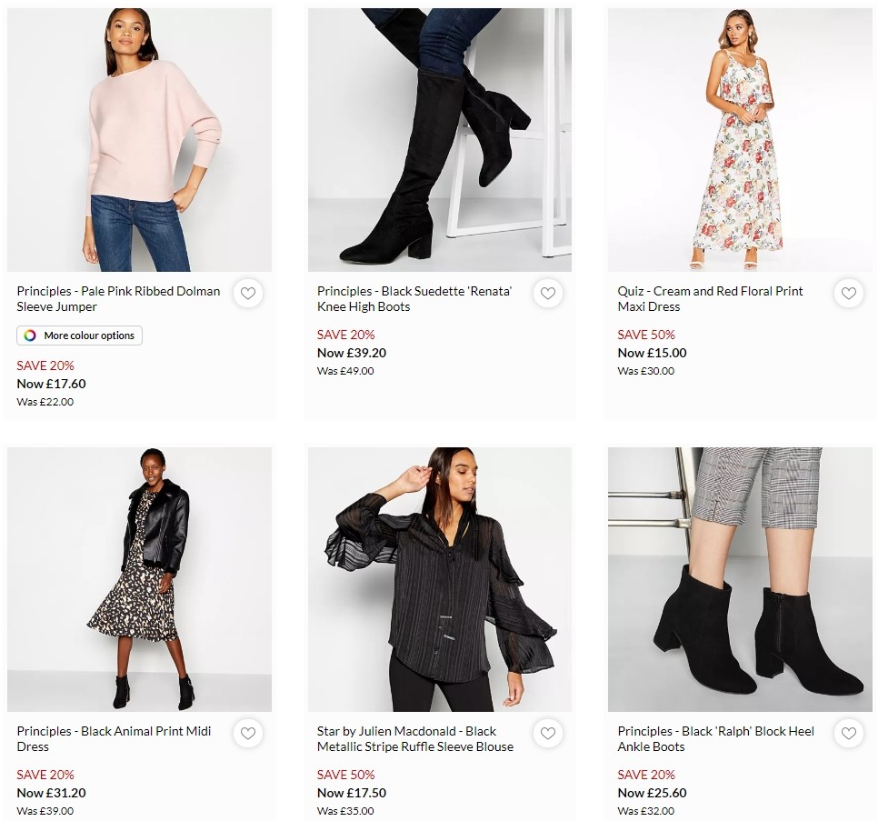 Debenhams Offers from 5 October
