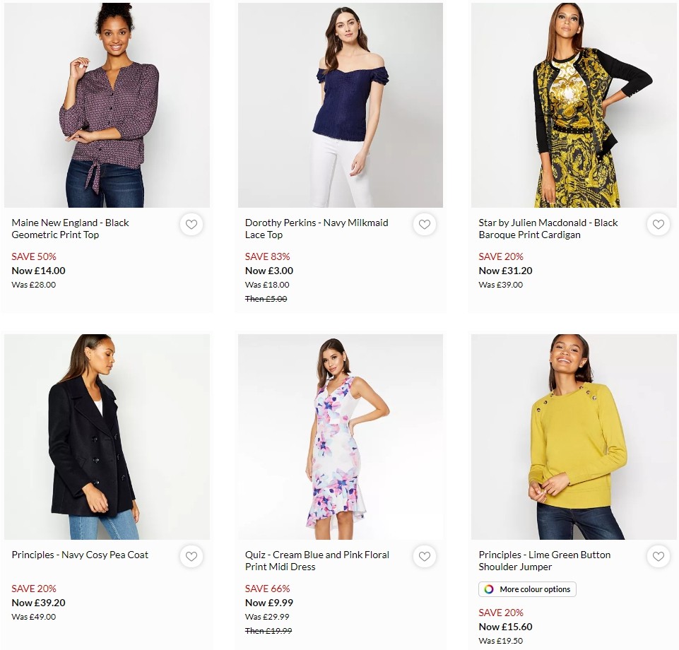 Debenhams Offers from 5 October