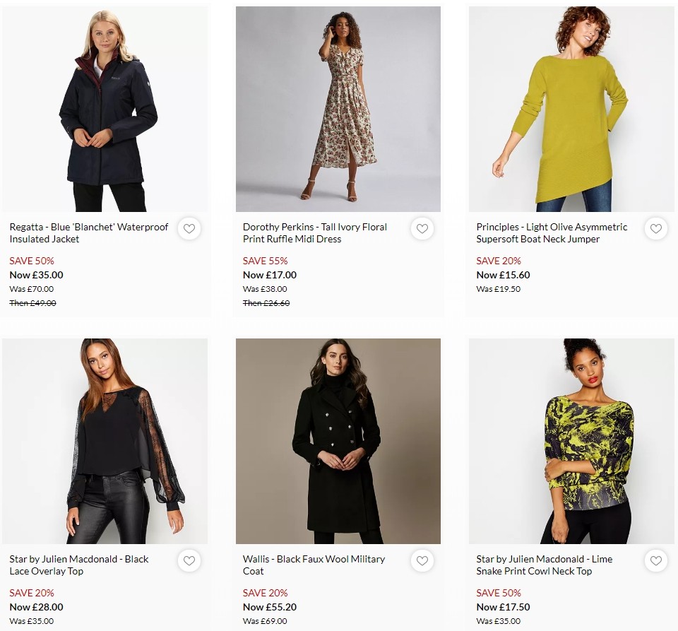 Debenhams Offers from 5 October