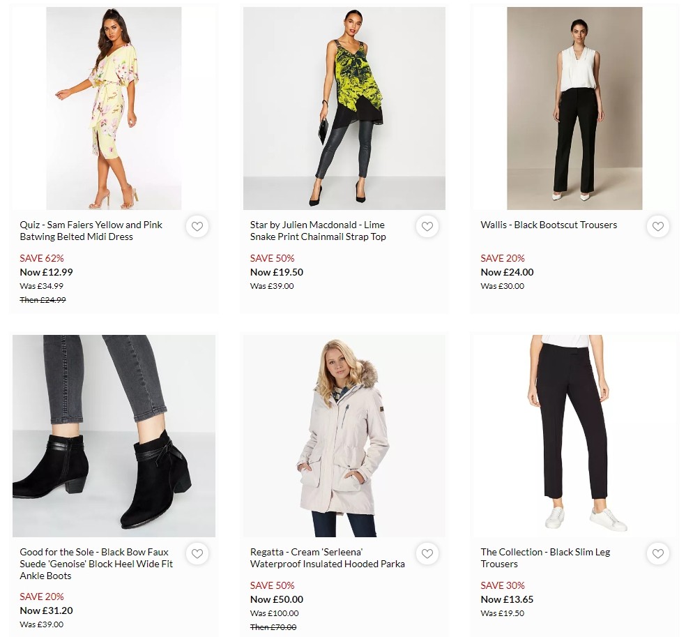 Debenhams Offers from 5 October