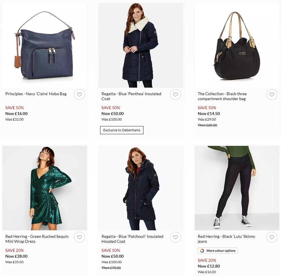 Debenhams Offers from 5 November