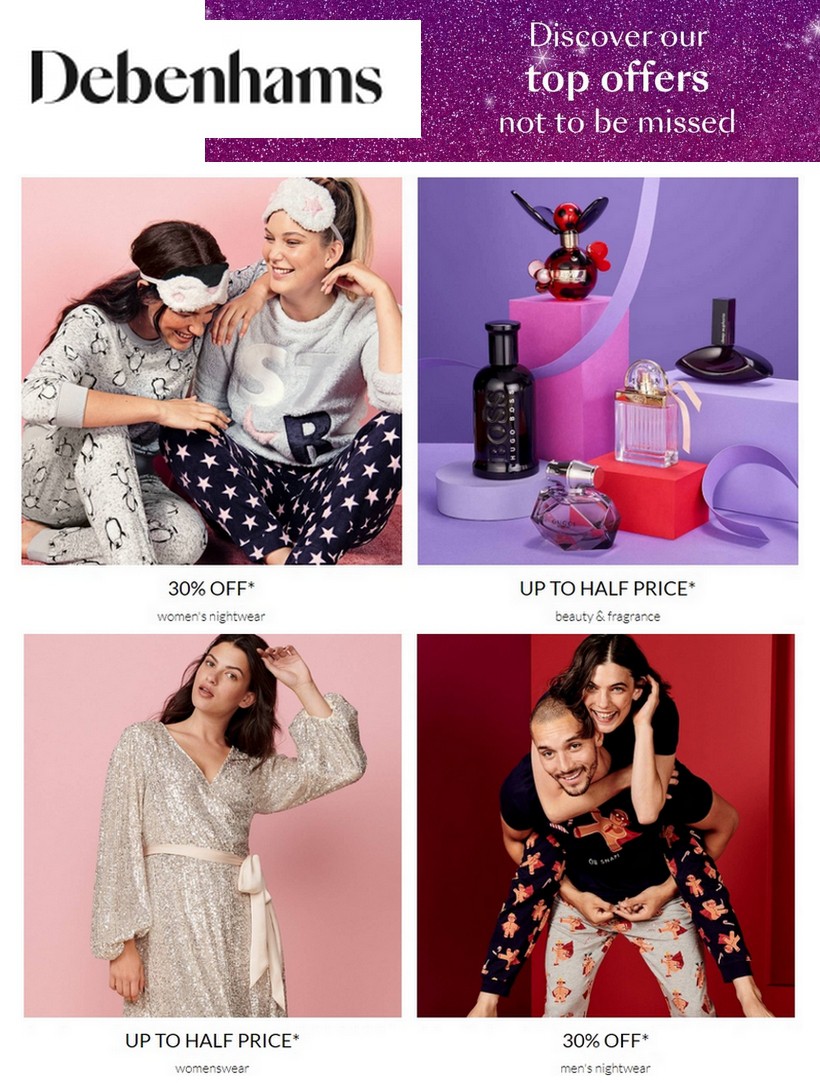 Debenhams Offers from 5 December