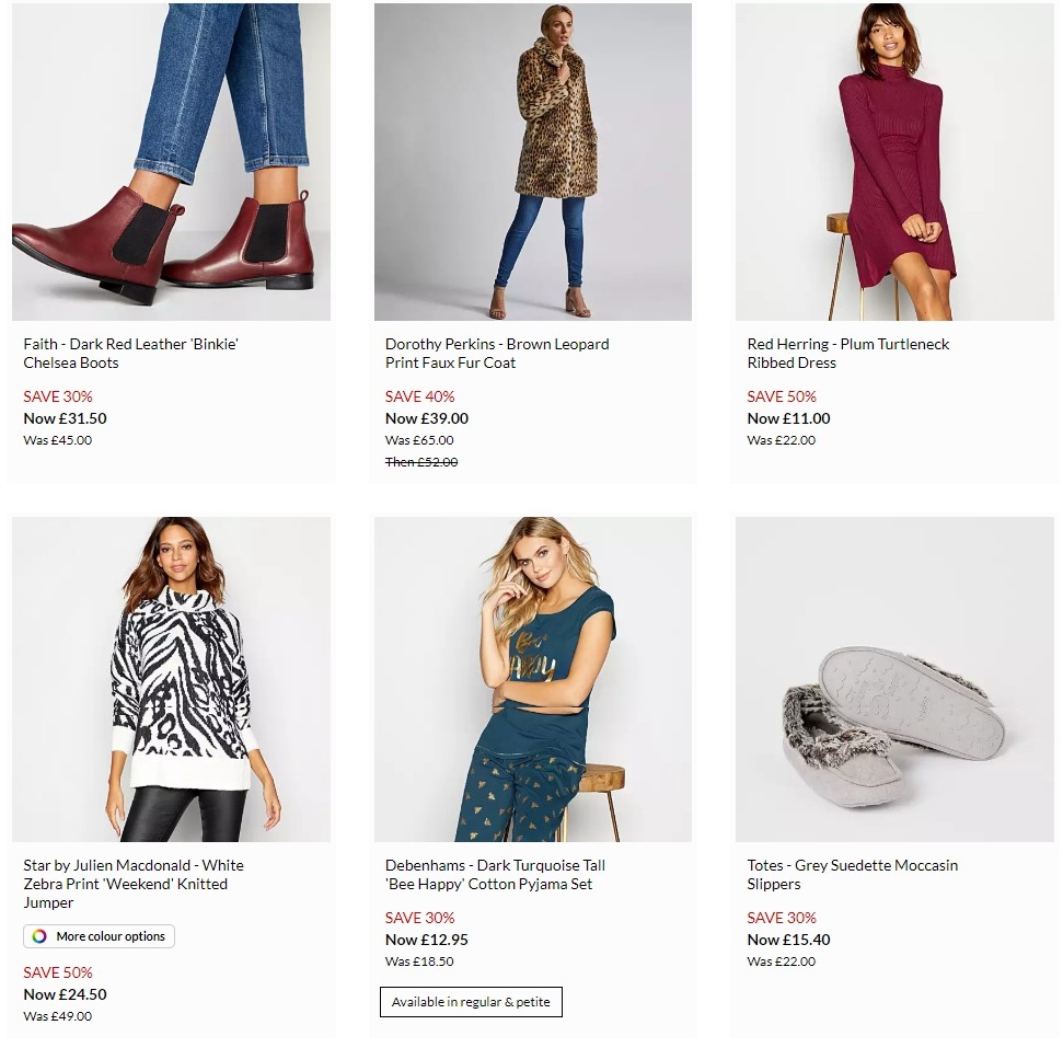 Debenhams Offers from 5 December