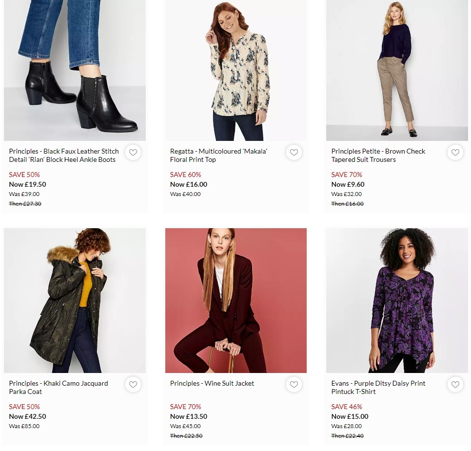 Debenhams Offers from 6 January