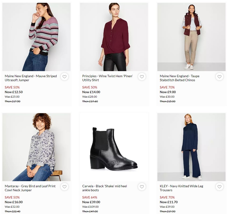 Debenhams Offers from 6 January