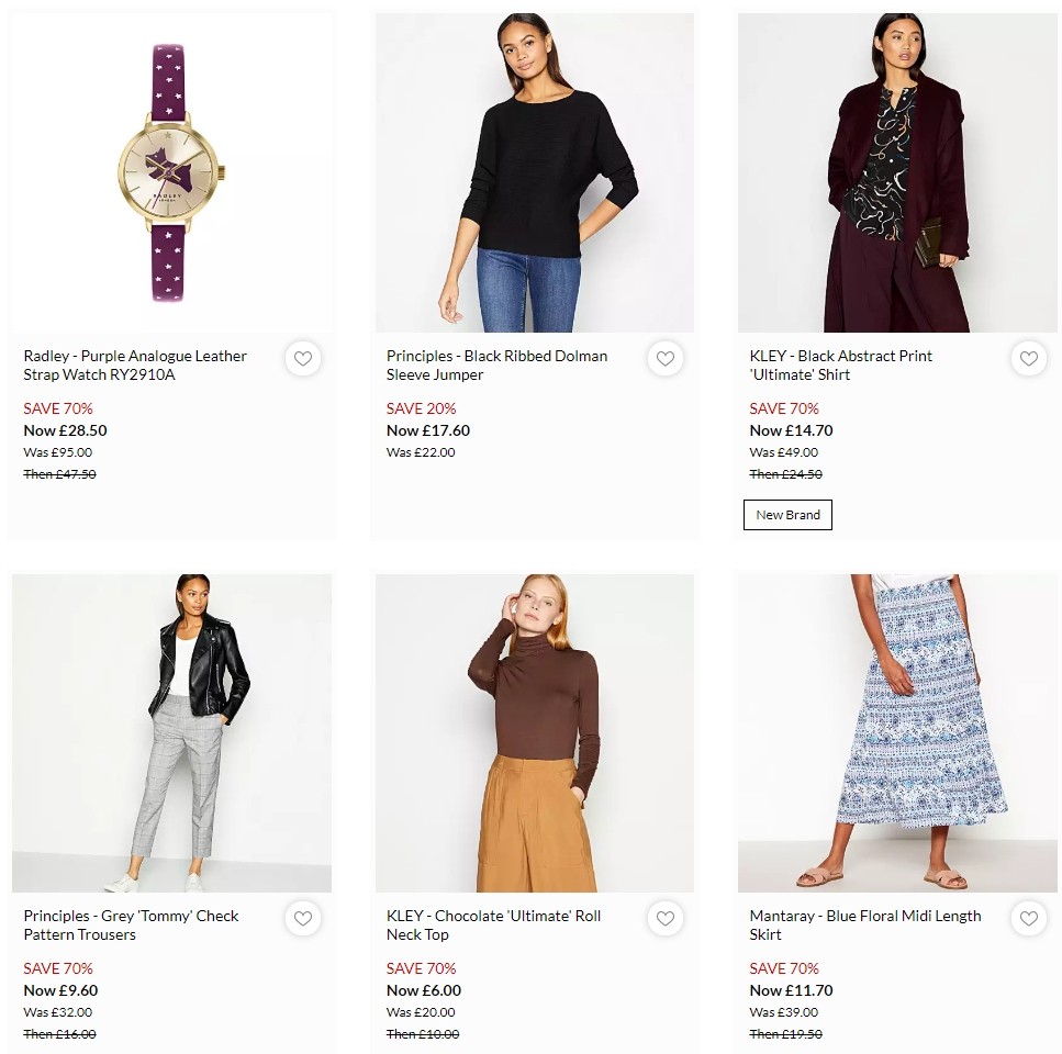 Debenhams Offers from 6 January