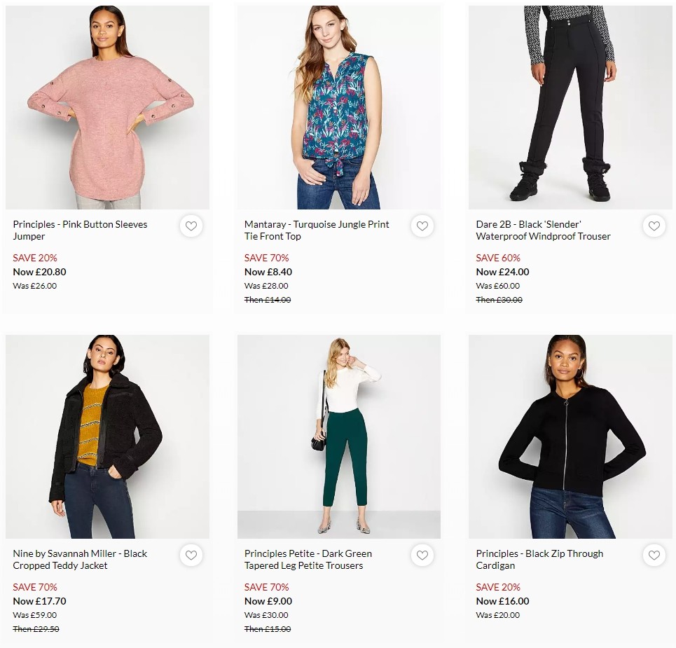 Debenhams Offers from 6 January