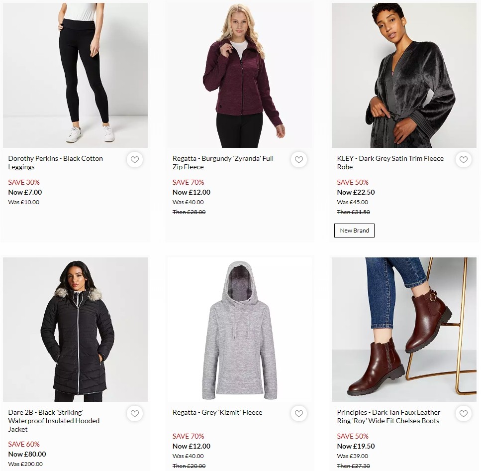 Debenhams Offers from 6 January