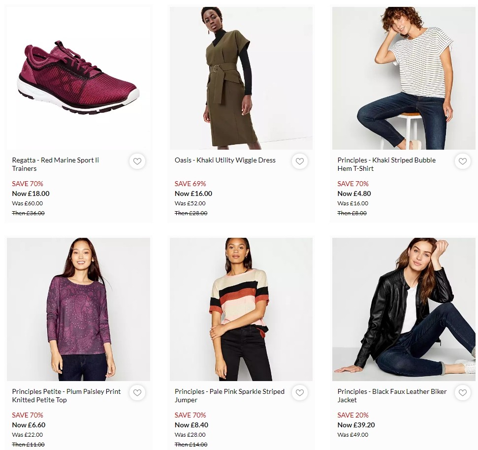 Debenhams Offers from 6 January