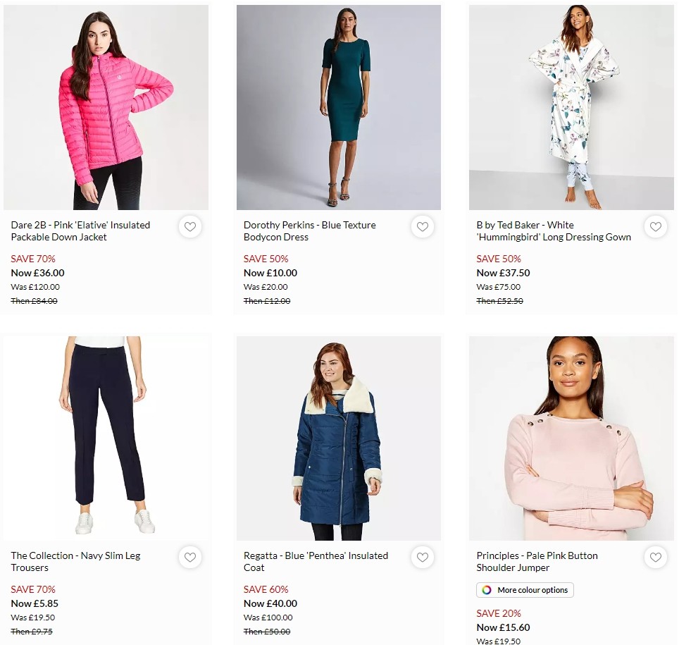 Debenhams Offers from 6 January