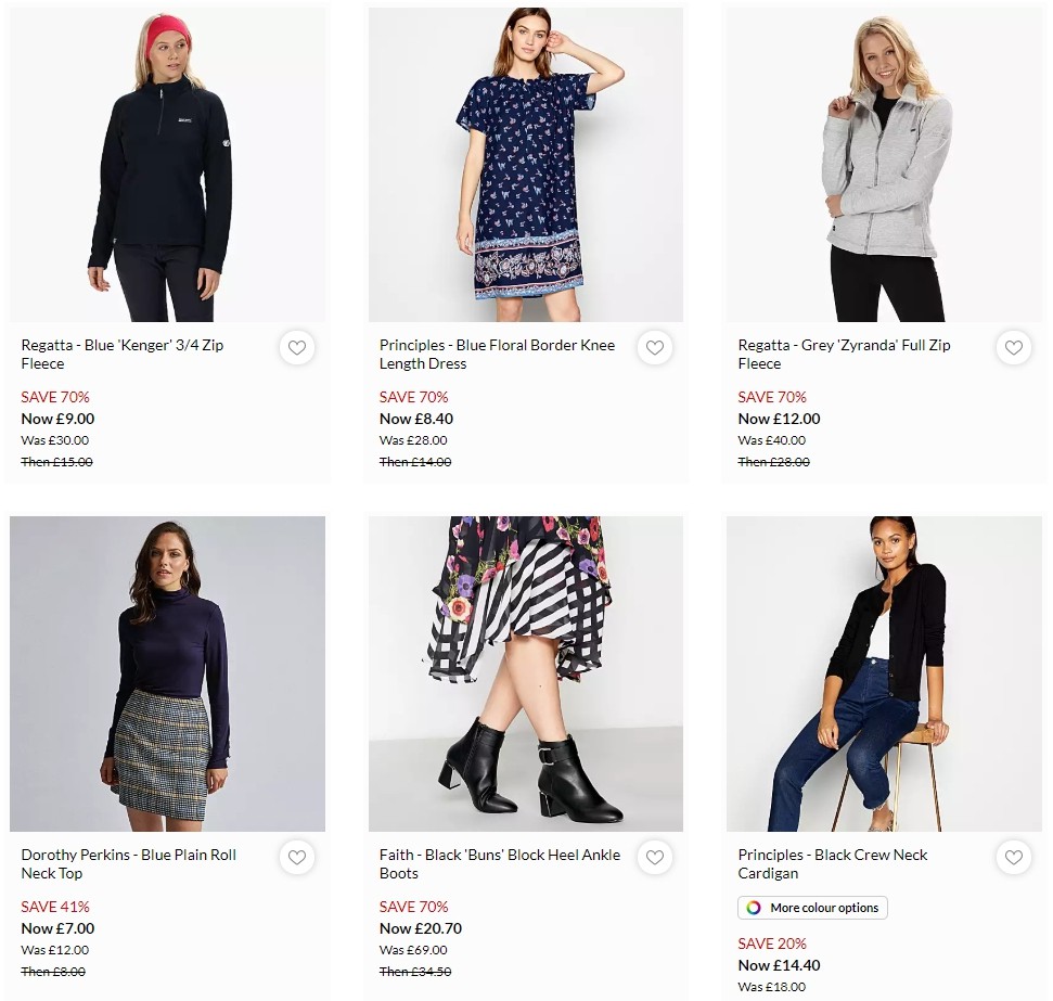 Debenhams Offers from 6 January