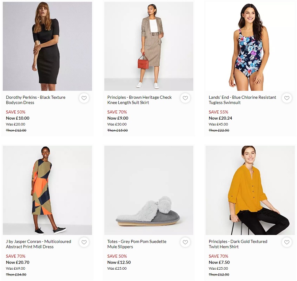 Debenhams Offers from 6 January