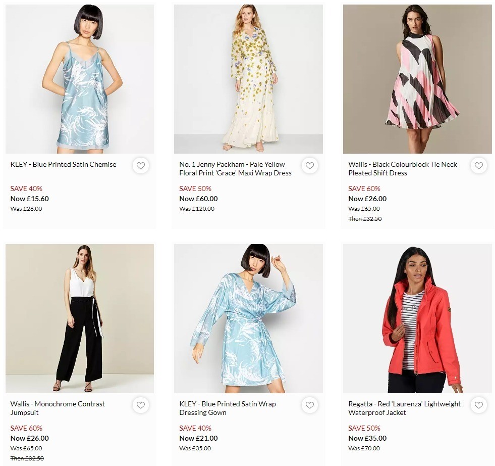 Debenhams Offers from 14 June