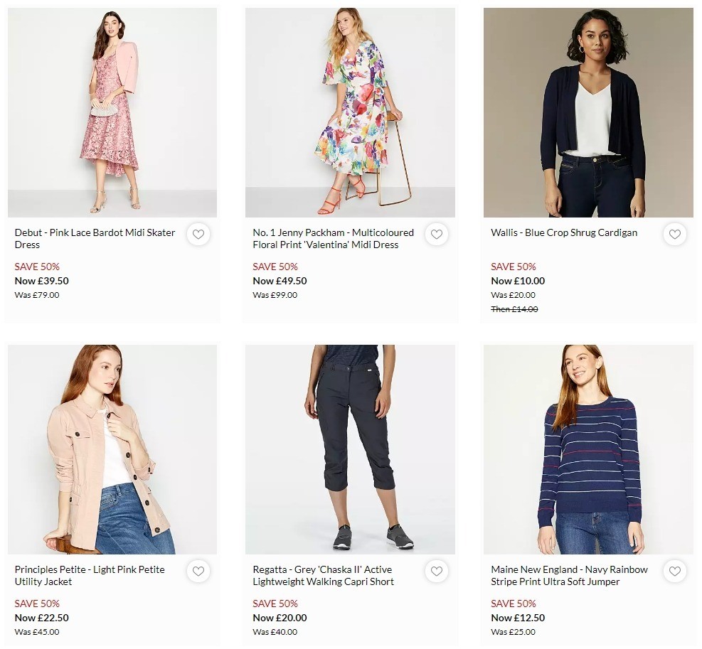 Debenhams Offers from 14 June
