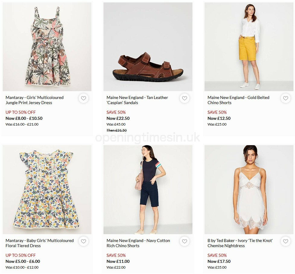 Debenhams Offers from 2 September