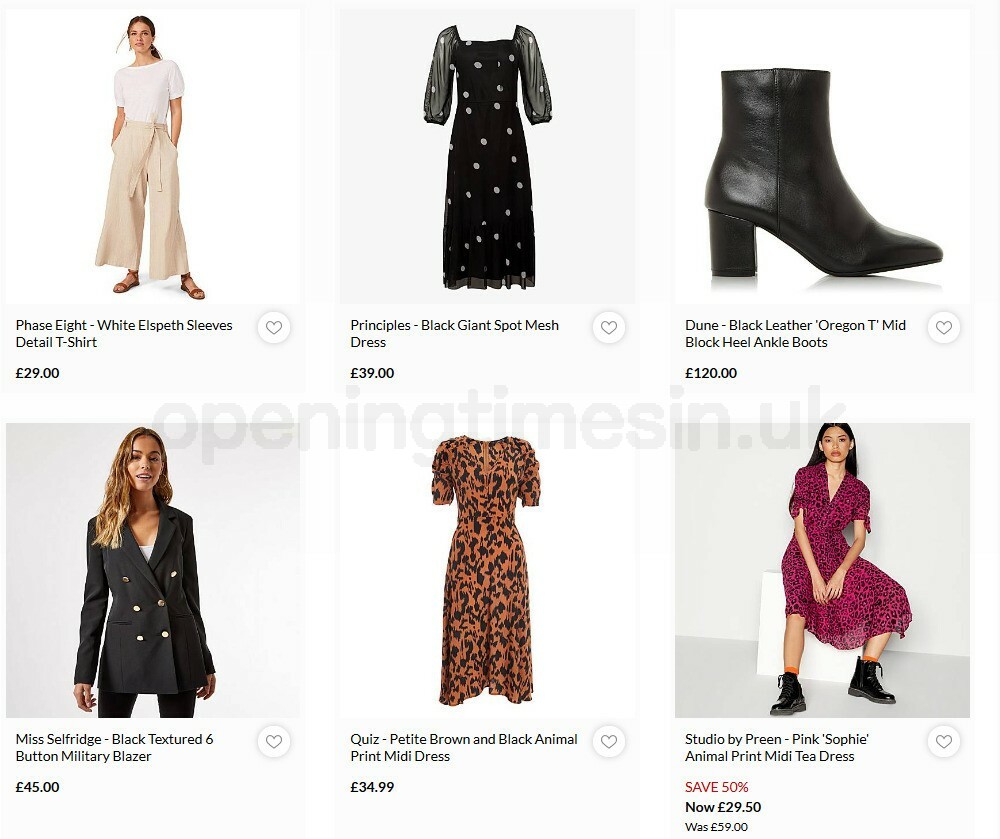 Debenhams Offers from 2 September