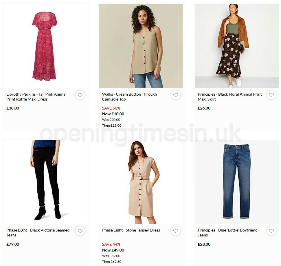 Debenhams Offers from 2 September