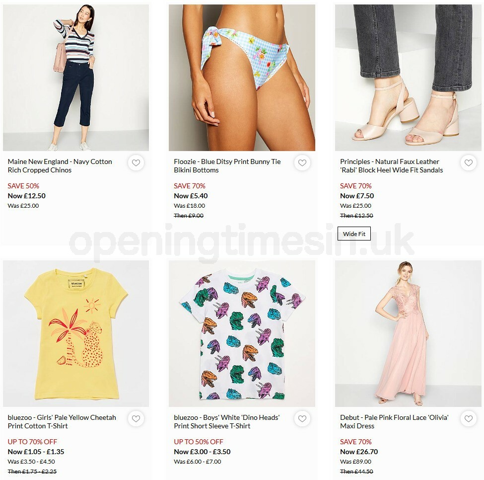 Debenhams Offers from 2 September