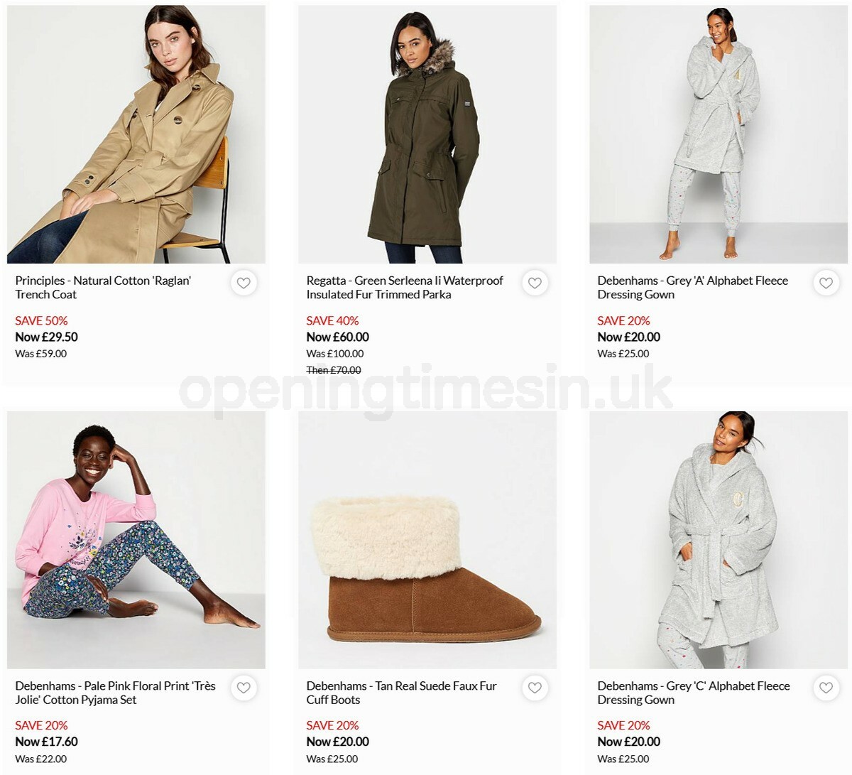 Debenhams Offers from 5 November