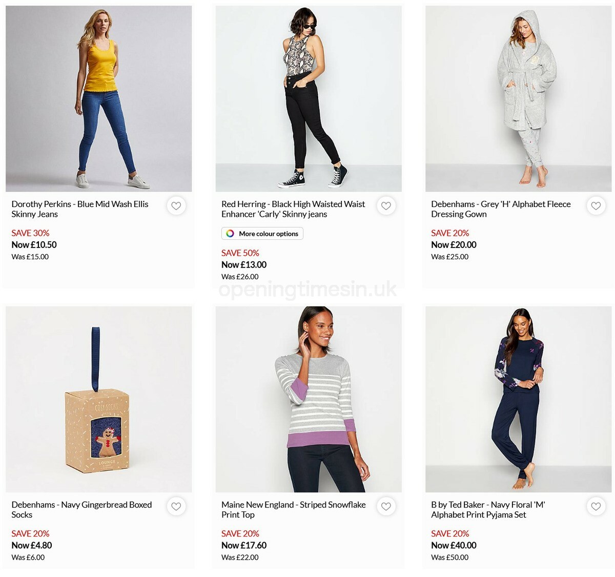 Debenhams Offers from 5 November