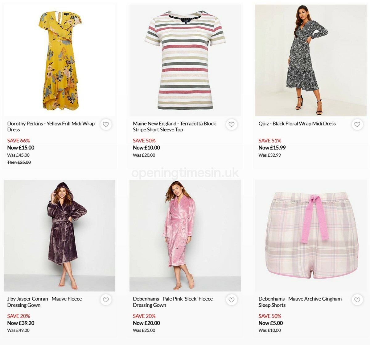 Debenhams Offers from 5 November