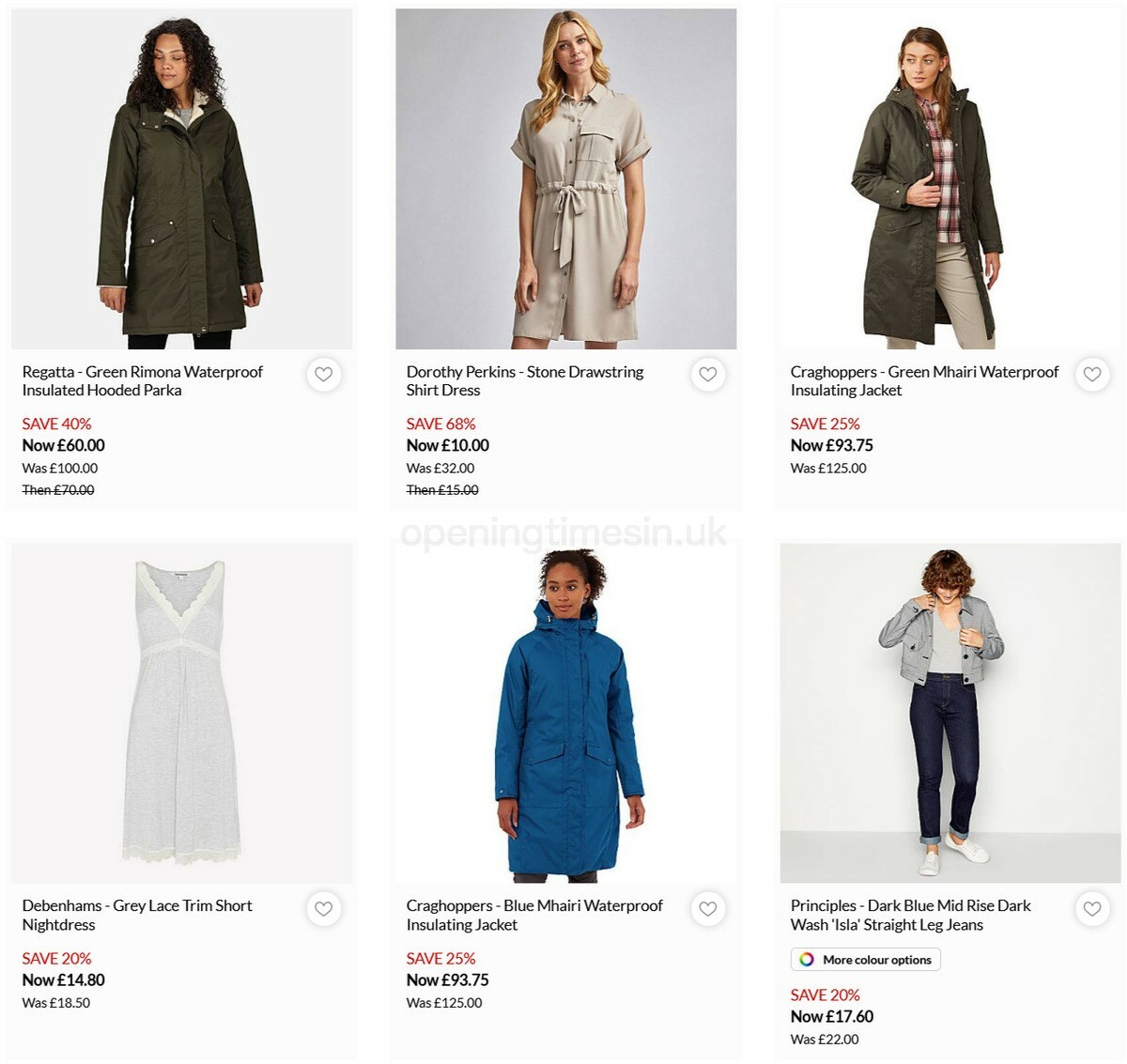 Debenhams Offers from 5 November