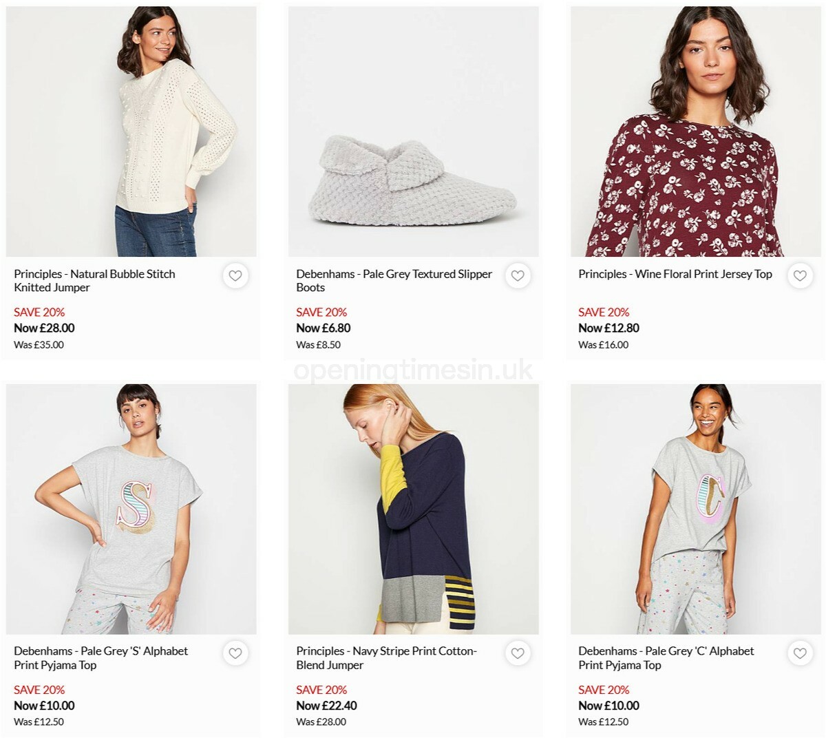 Debenhams Offers from 5 November