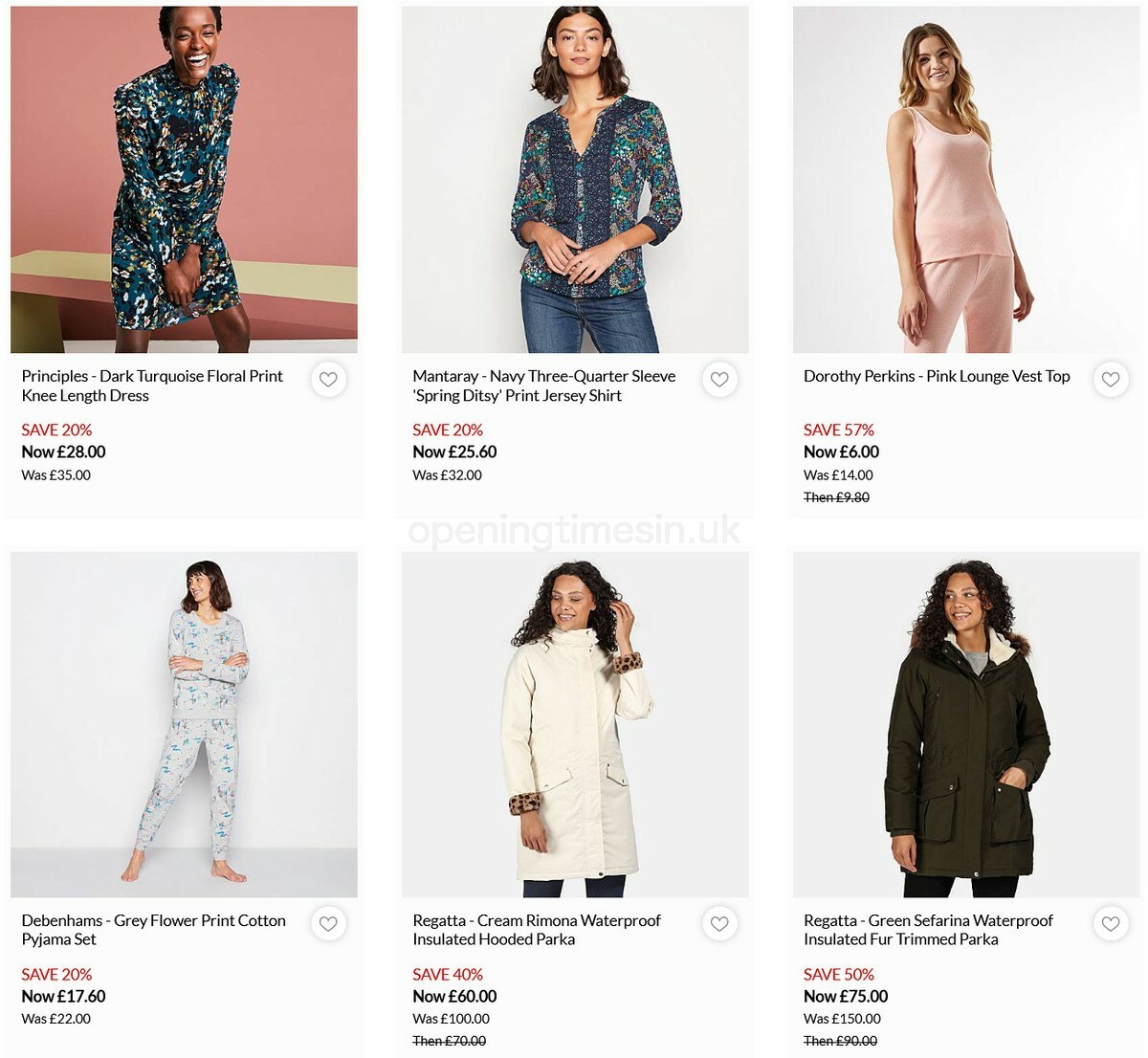 Debenhams Offers from 5 November