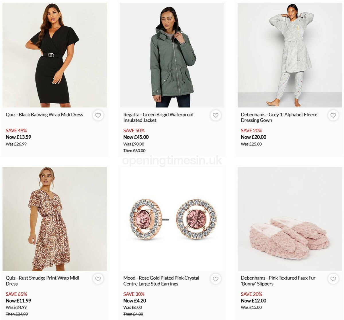 Debenhams Offers from 5 November