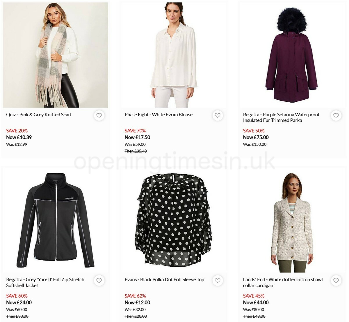 Debenhams Offers from 4 January