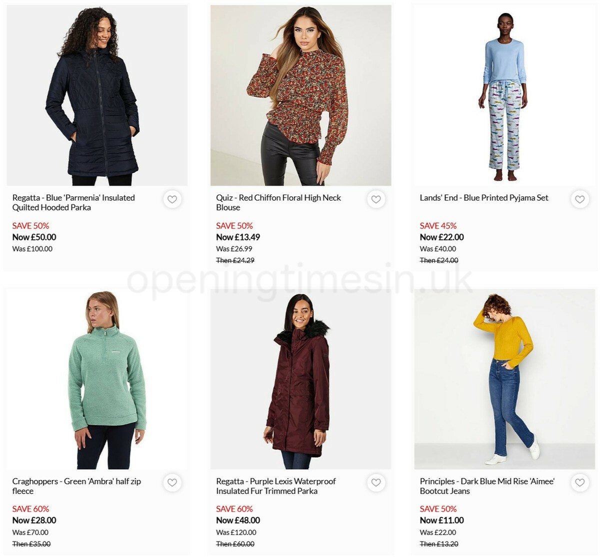 Debenhams Offers from 4 January