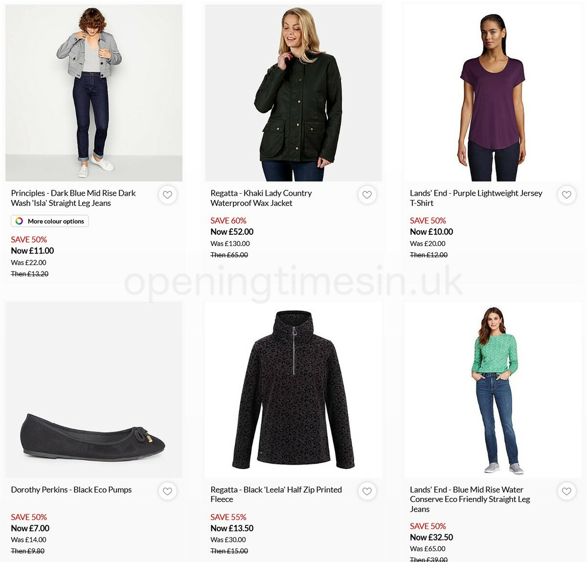 Debenhams Offers from 4 January