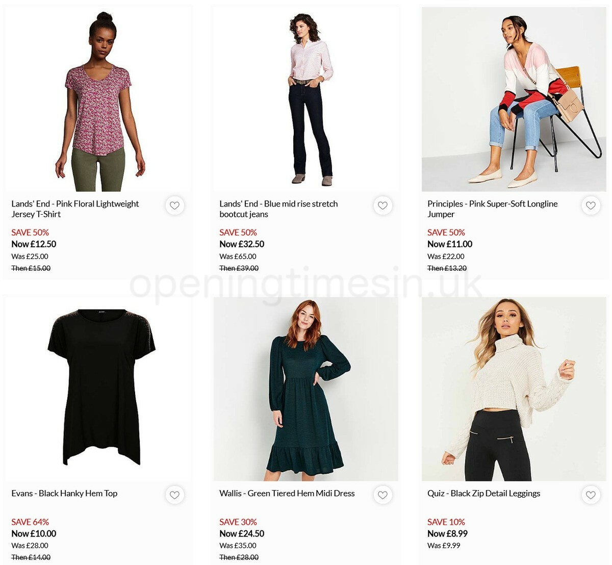 Debenhams Offers from 4 January