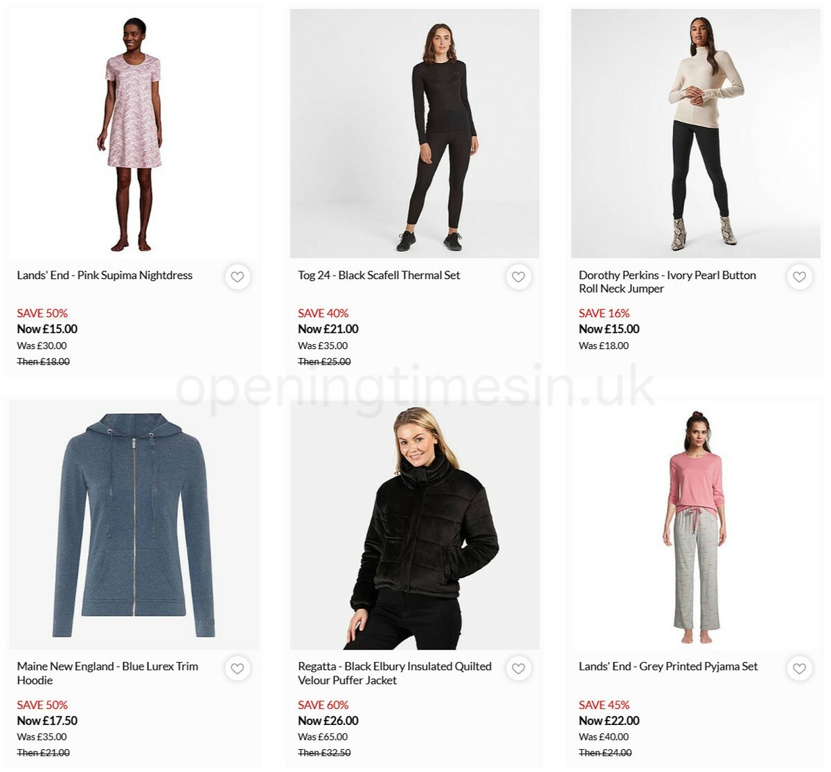 Debenhams Offers from 4 January