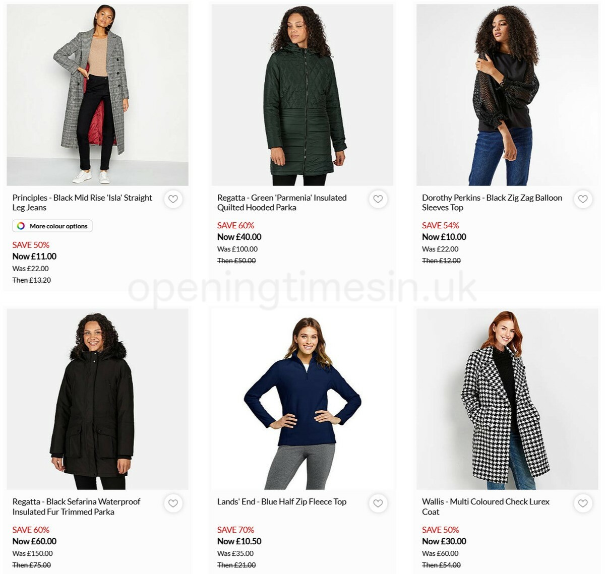 Debenhams Offers from 4 January