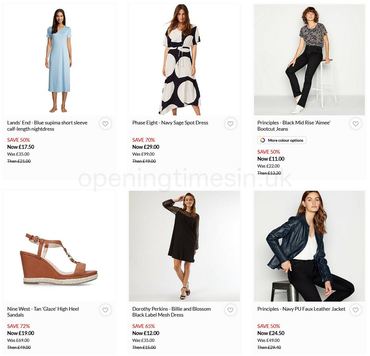 Debenhams Offers from 4 January