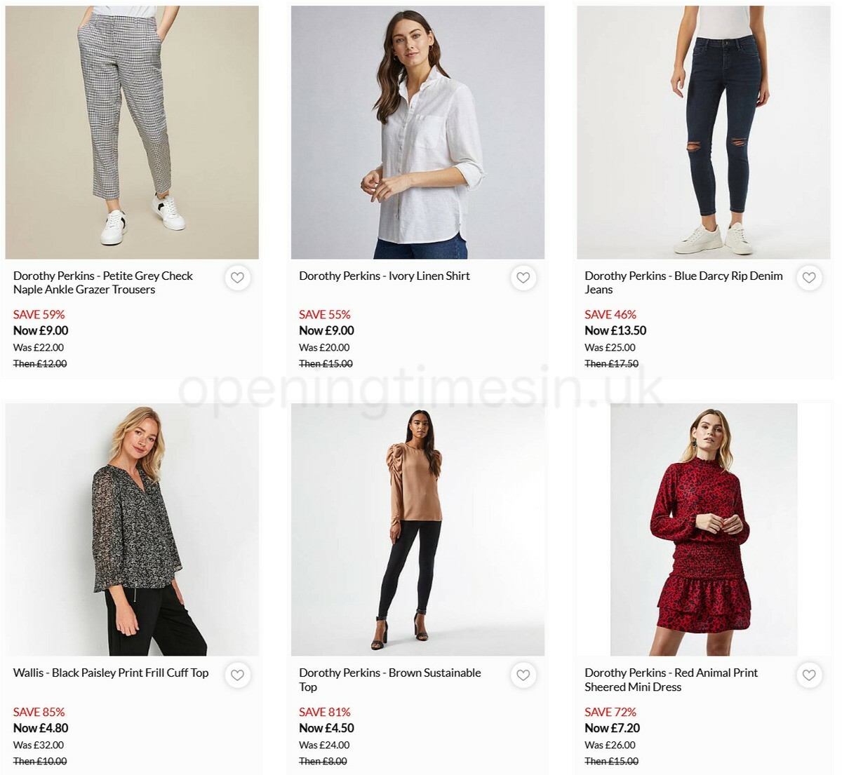 Debenhams Offers from 10 April