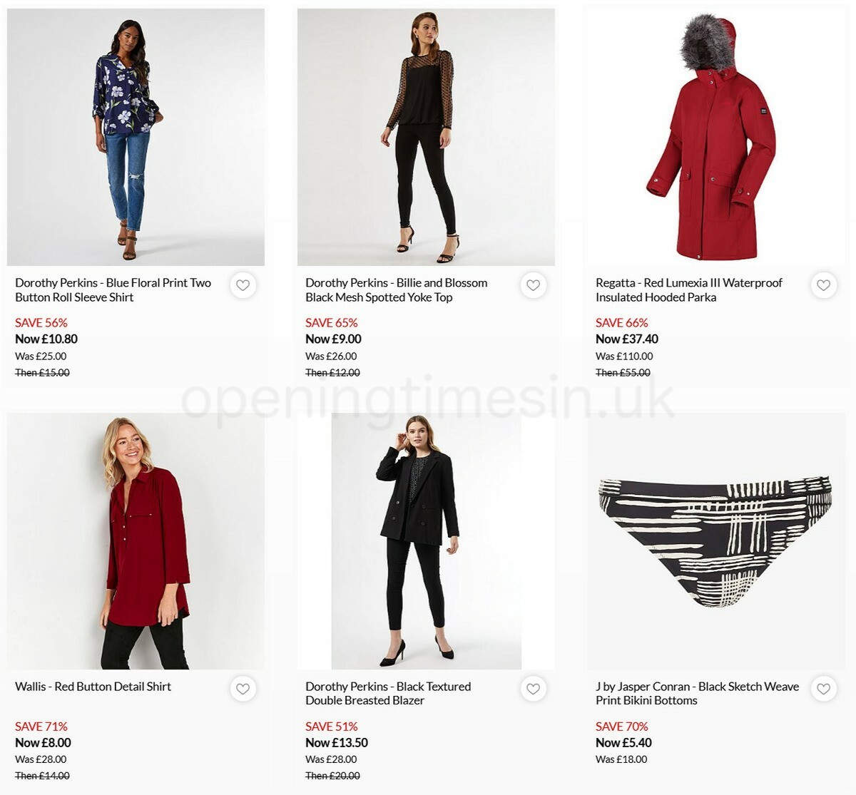 Debenhams Offers from 10 April