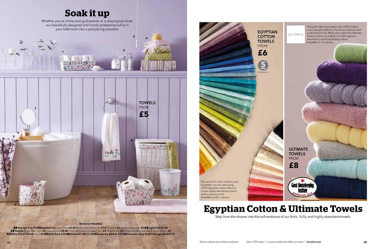 Dunelm Spring/Summer 2019 Offers from 20 March