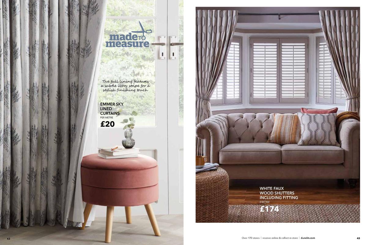 Dunelm Spring/Summer 2019 Offers from 20 March