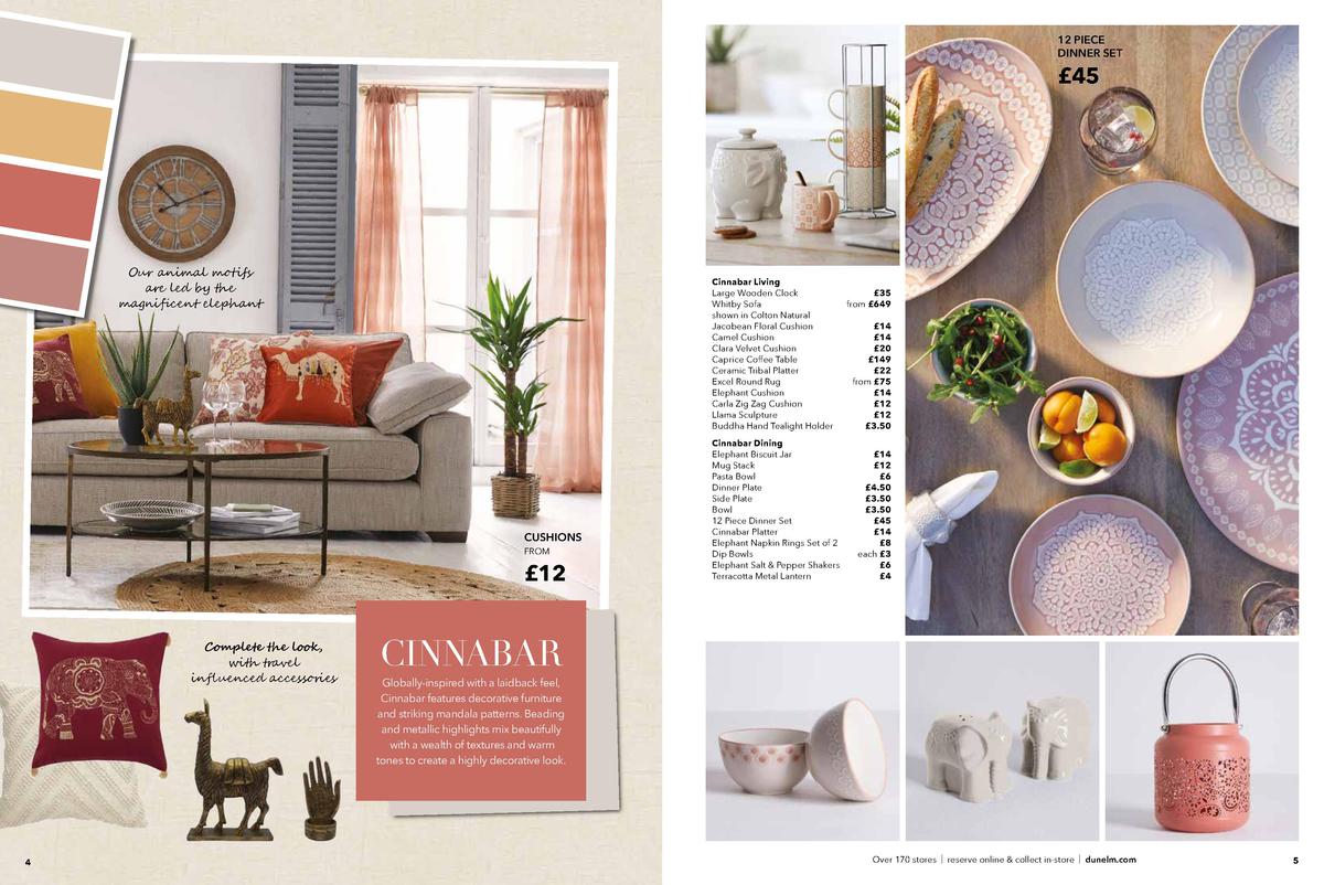 Dunelm Spring/Summer 2019 Offers from 20 March