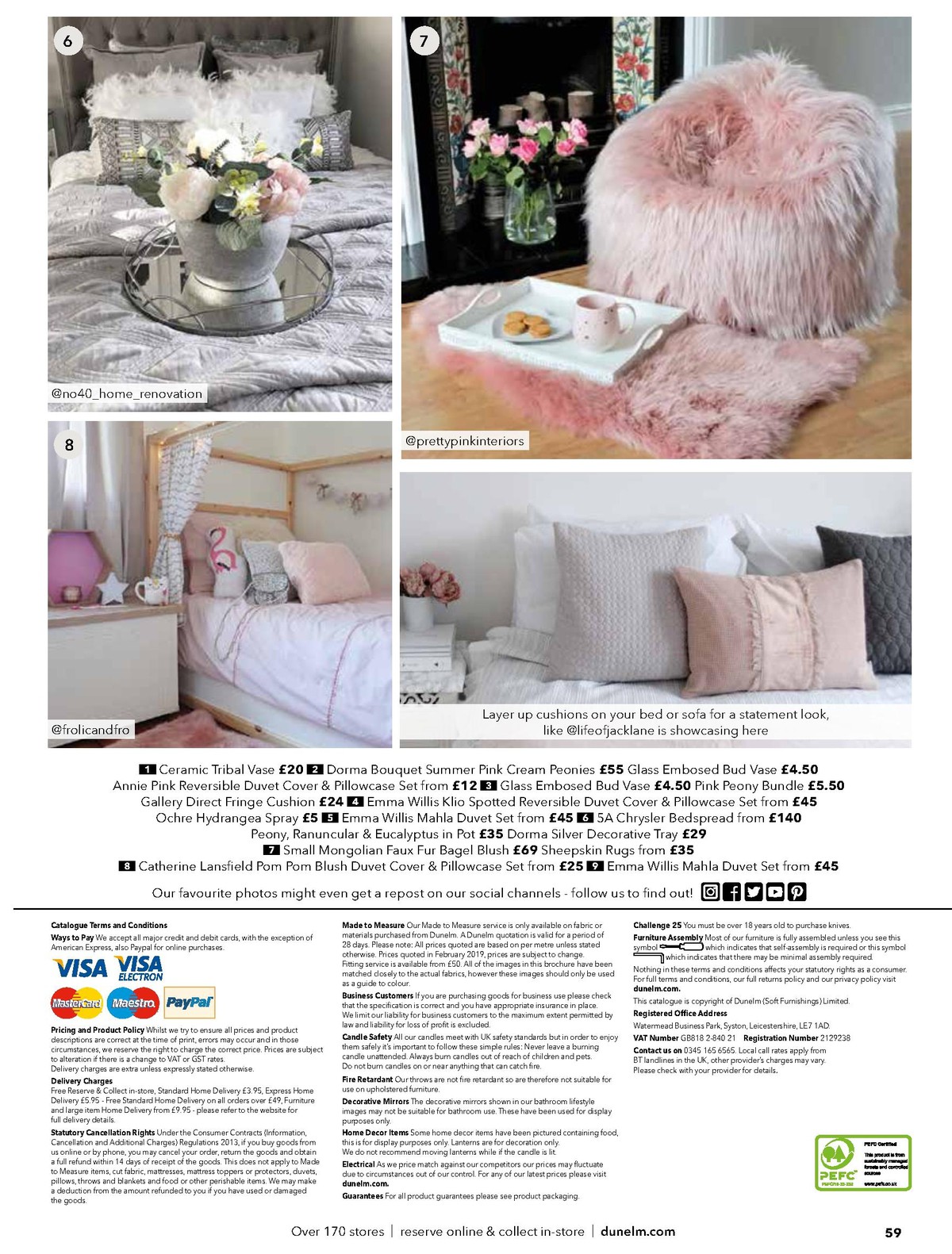 Dunelm Spring/Summer 2019 Offers from 20 March