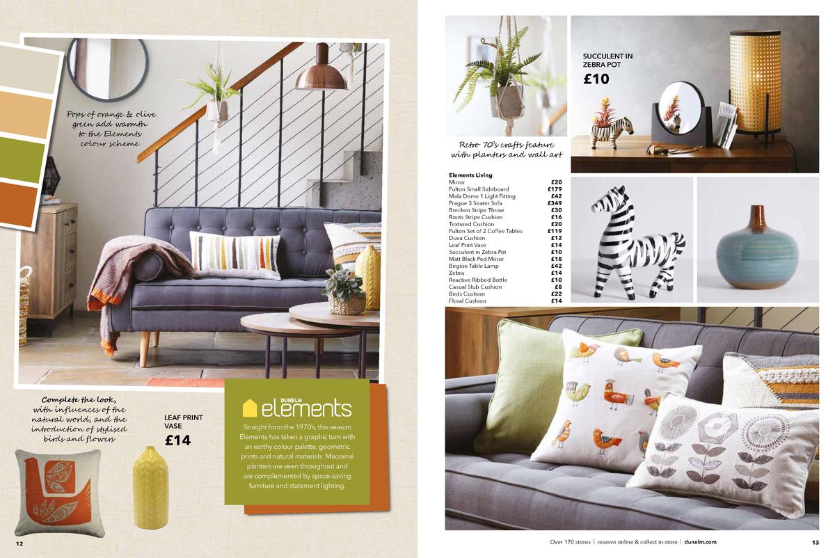 Dunelm Spring/Summer 2019 Offers from 20 March